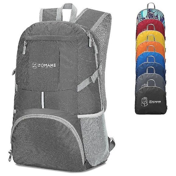 Other - Lightweight Packable Backpack 35L - Light Foldable Backpacks Dimgray